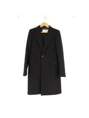 Saint Laurent Edith Slimane Coat Wool Chesterfield
